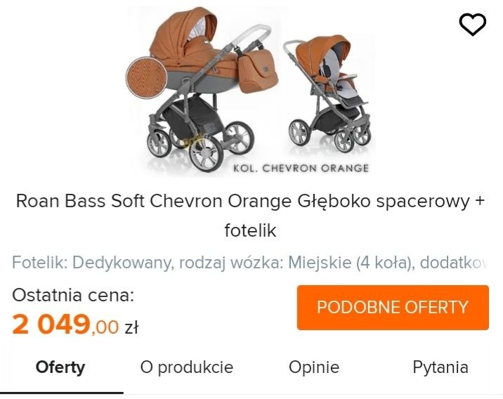 Wózek dziecięcy Roan Bass Soft + nosidełko z adapterami