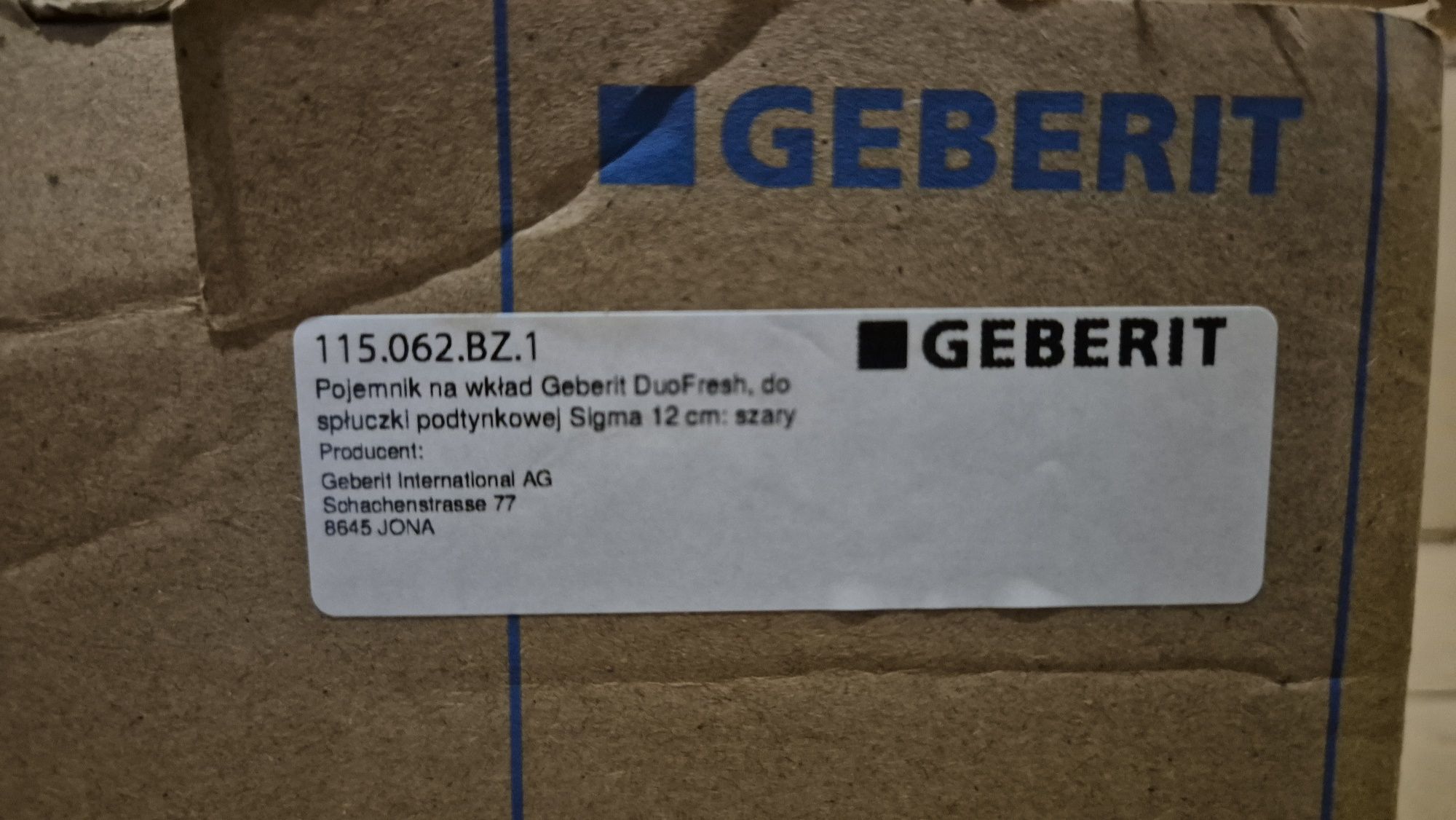 Geberit DuoFresh pojemnik na kostki higieniczne szary antracytowy
