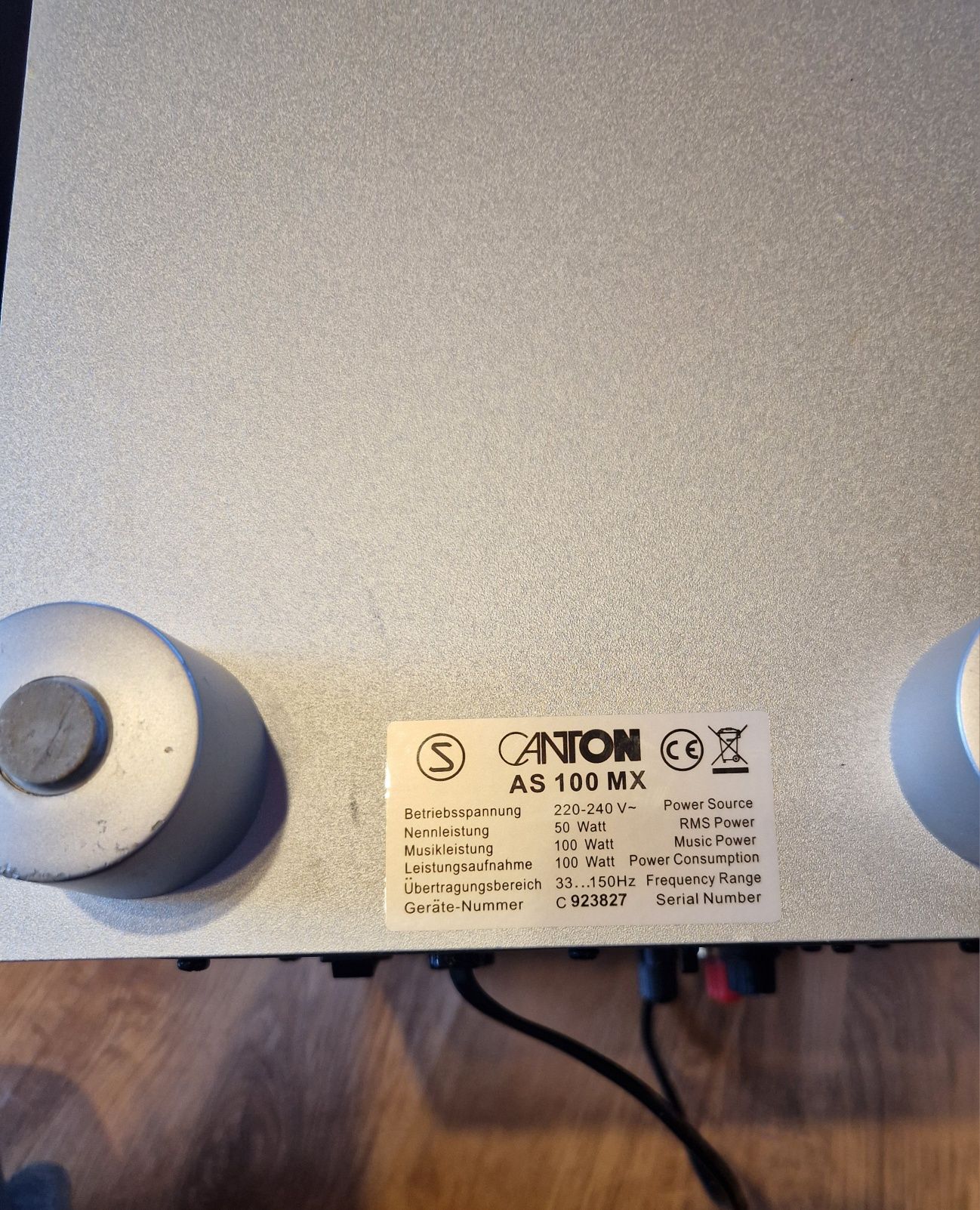 Subwoofer aktywny canton as 100 mx