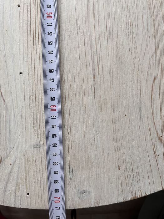 Stolik stół okrągły świerk skandynawski