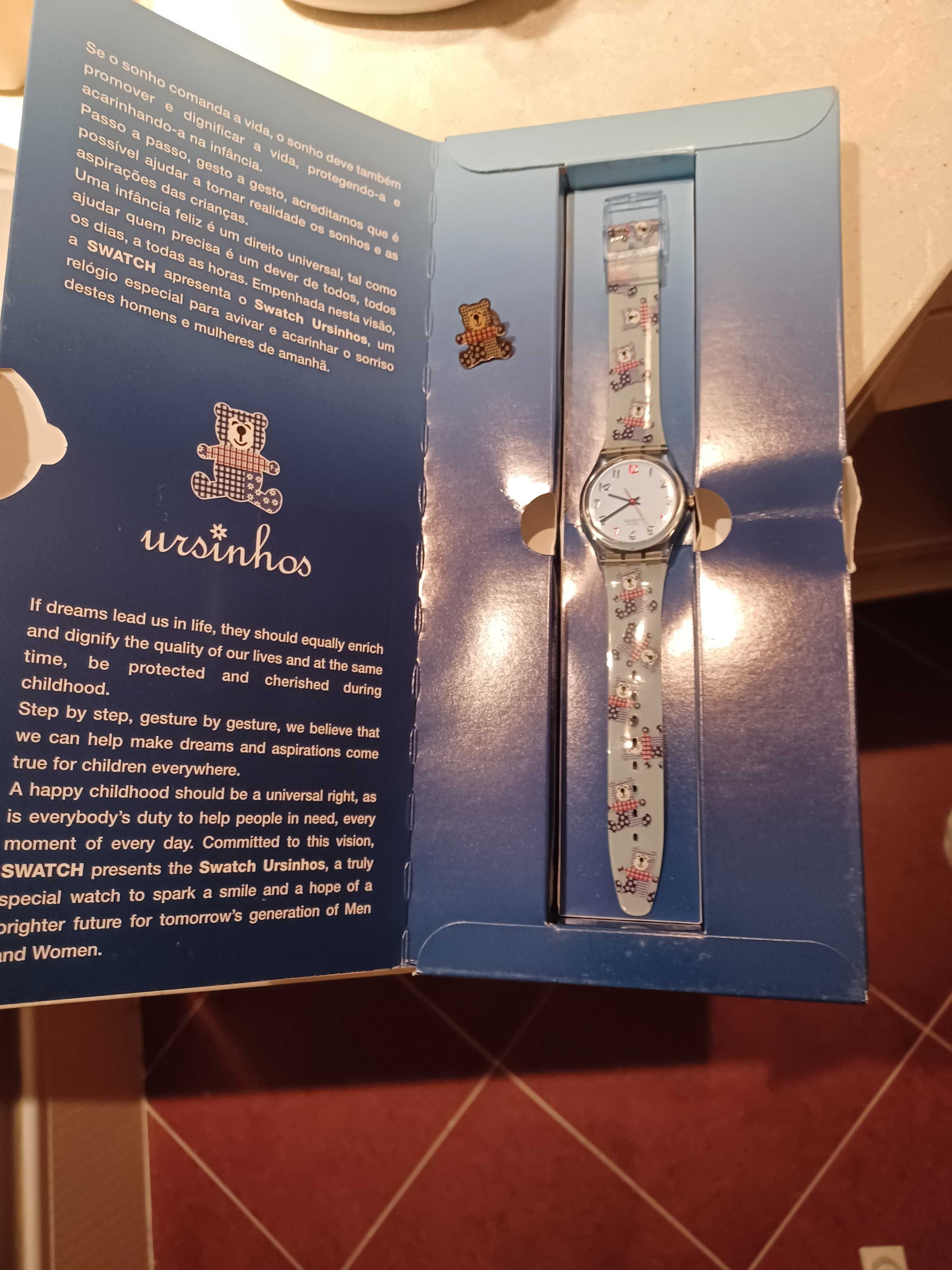 Relogio da swatch ursinhos