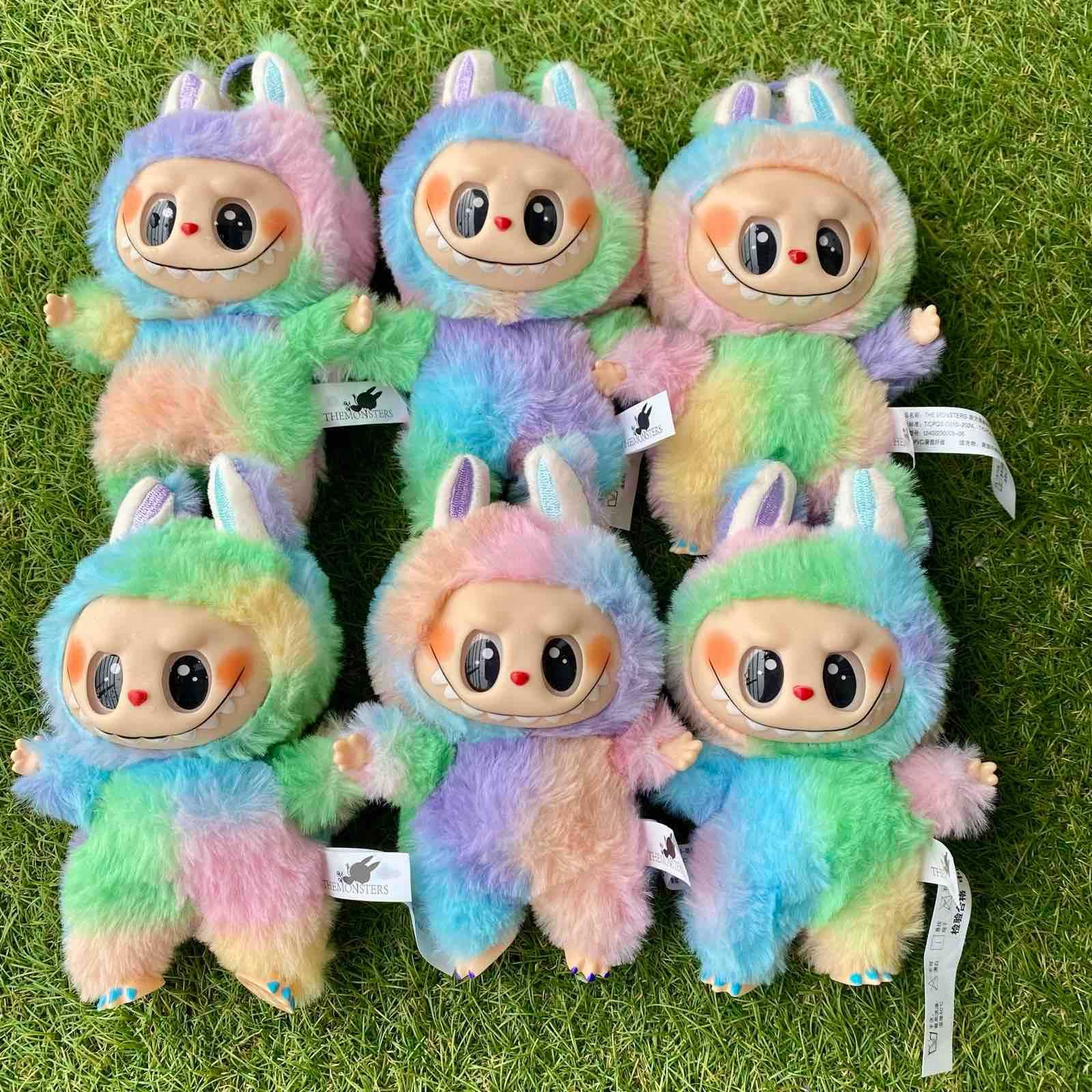 Мягкая Лабубу 4 сезон игрушка сюрприз Разноцветный Брелок Labubu 17 см