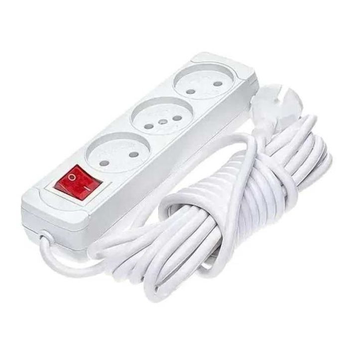 Сетевой удлинитель , фильтр, на 5 розетки с выключателем 5 метров 220В