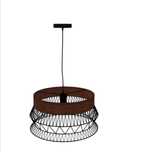Candeeiro metal preto Leroy merlin