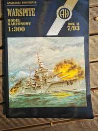 Model kartonowy wyd. Haliński Warspite 7/93