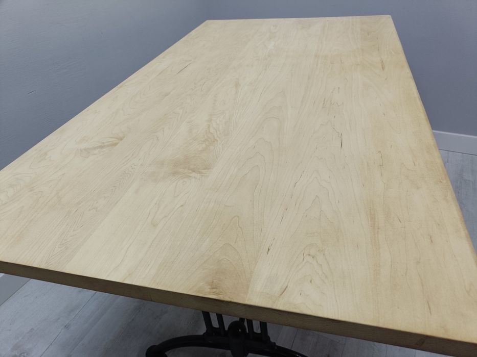 Stół do restauracji loft akacja na metalowej nodze 6szt