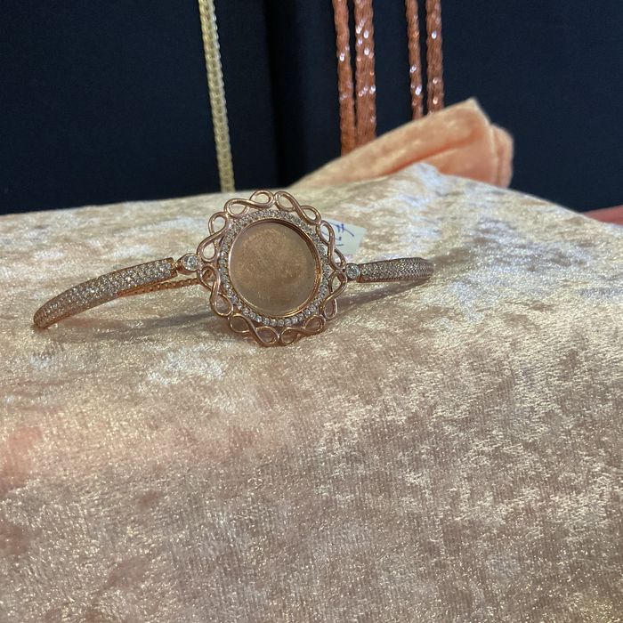 Pulseira em prata com banho de ouro 24 cm / Mais anúncios abaixo