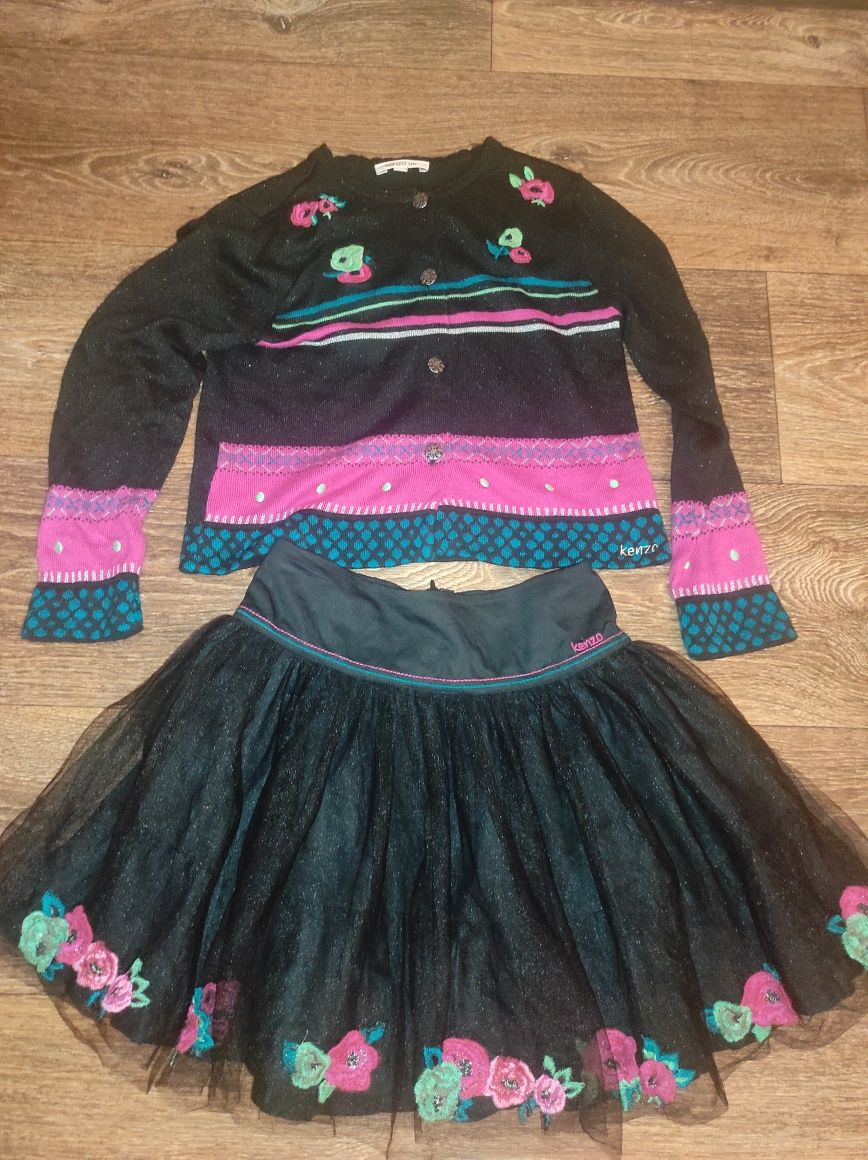 Kenzo kids юбка и кофта кензо