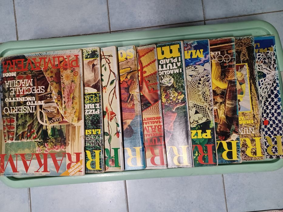 Revistas Rakam de 1980, 1981, 1982, 1983 e 1984
