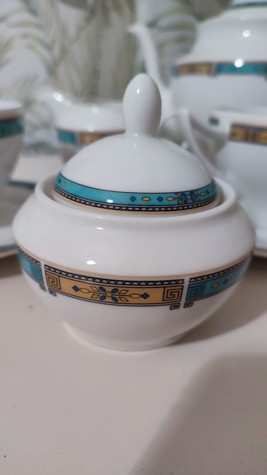 Nowy zestaw kawowy na 6 osób porcelana Chodzież