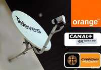 Montaż Ustawianie Regulacja Anten Satelitarnych