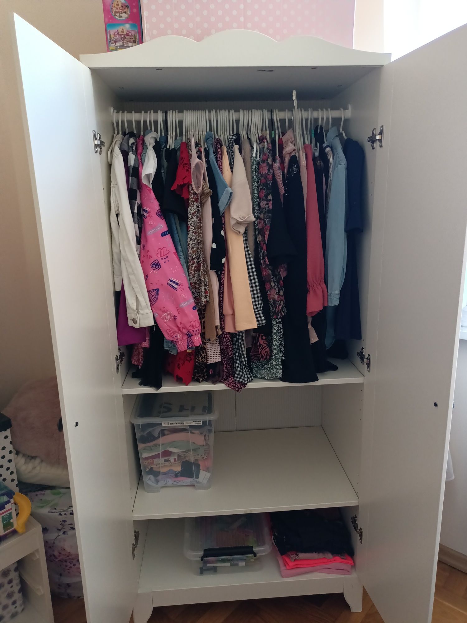 Szafa dla dziewczynki IKEA Hensvik. Jak nowa.