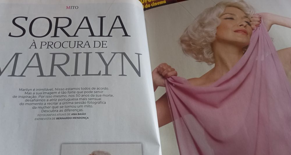 Soraia Chaves é Marilyn em capa de revista 2012 mais conteúdos