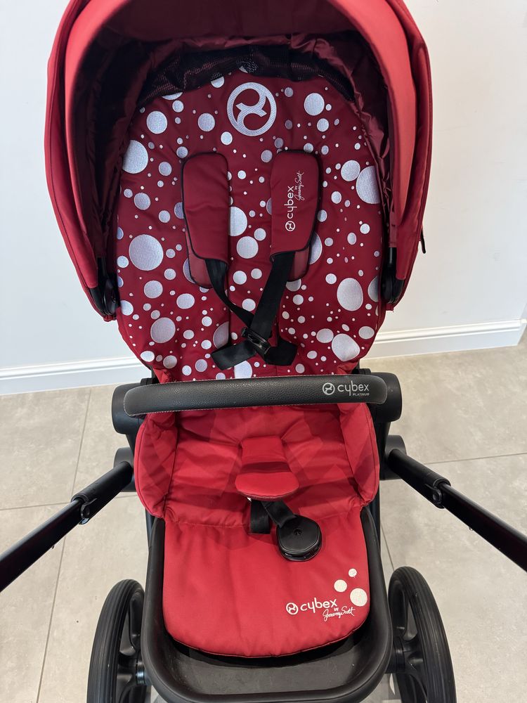 Cybex Priam 4.0 2w1 PETTICOAT / Black Matt