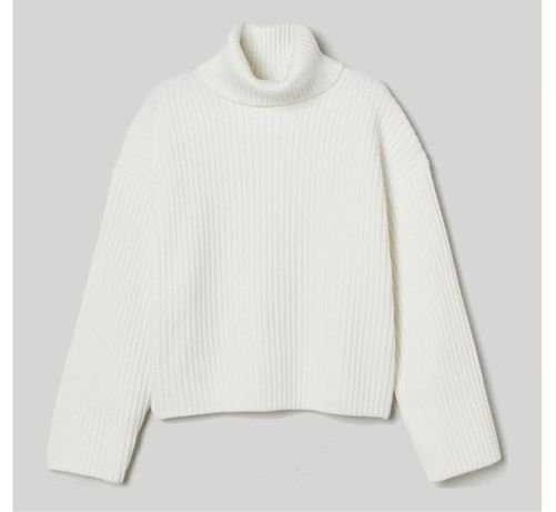 Свитер H&M белоснежный светр
