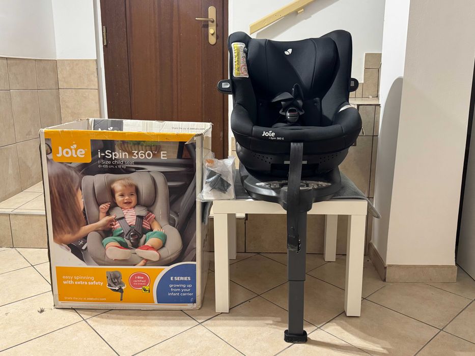 JOIE i-Spin 360E ISOFIX (UŻYWANY < 3 lata - 04.05.2025 - bezwypadkowy)