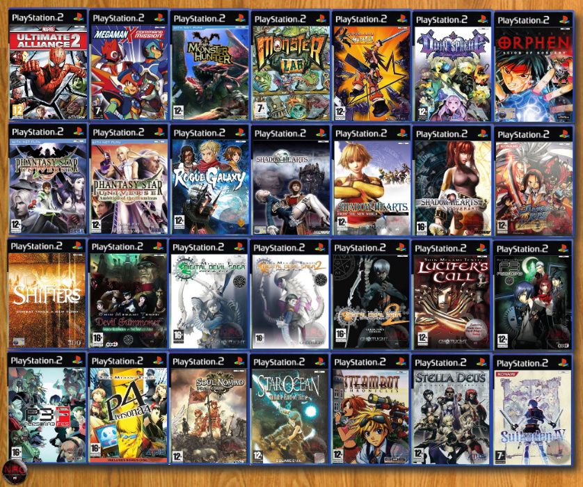 [PS2] 150 Jogos RPG/ Estratégia (Vendo à unidade - Ver Preços↓)