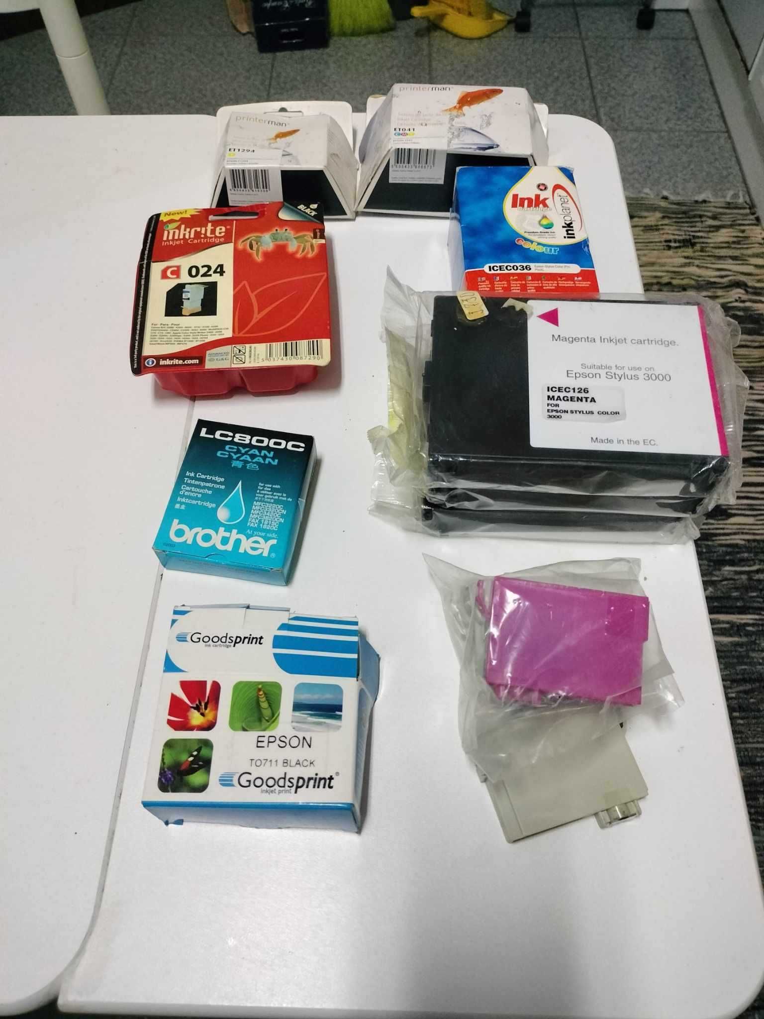 Tinteiros impressoras EPSON e compatíveis