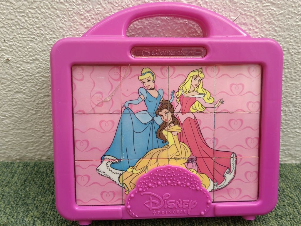 12 Cubos Princesas Disney Clementoni, 6 Puzzles, criança