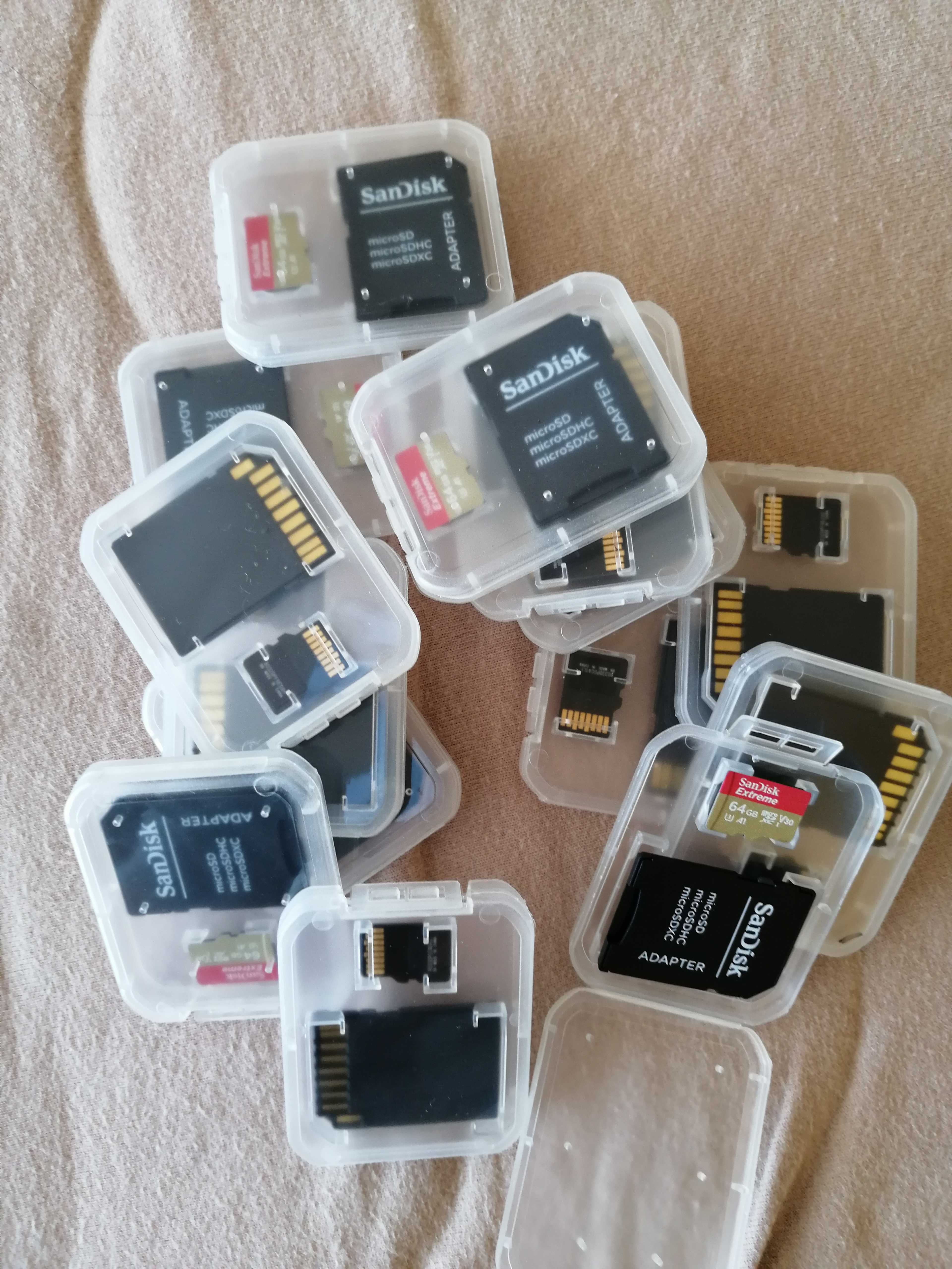 Okazja wyprzedaż- 92 kart SanDisk micro SD i SD - nowe, oryginalne