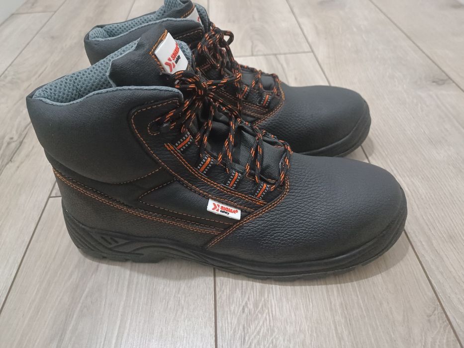 Trzewiki skórzane SIGMA Safety Olaf S3 SRC antimagnetic 46