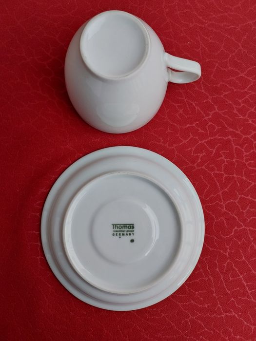Nowa filiżanka z podstawkiem porcelana- 200 ml InPost