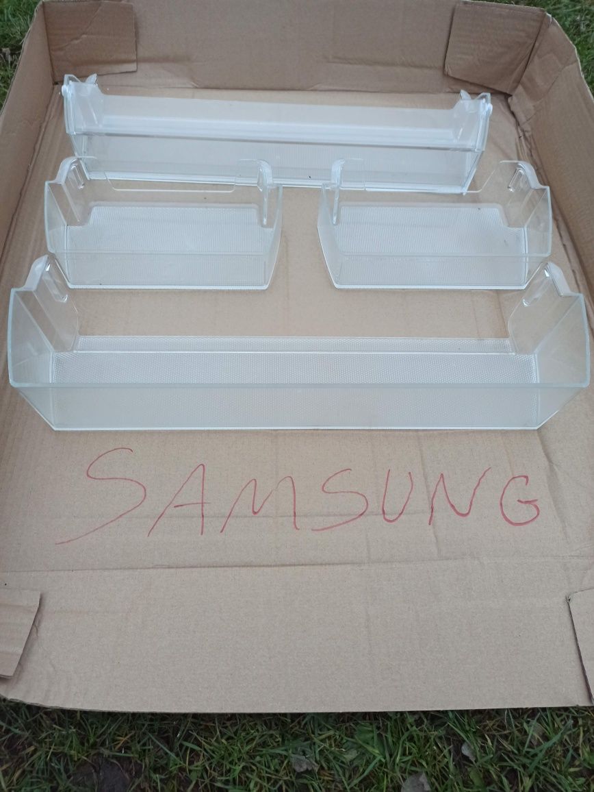 półka na drzwi balkonik butelki napoje lodówka Samsung no frost rb31