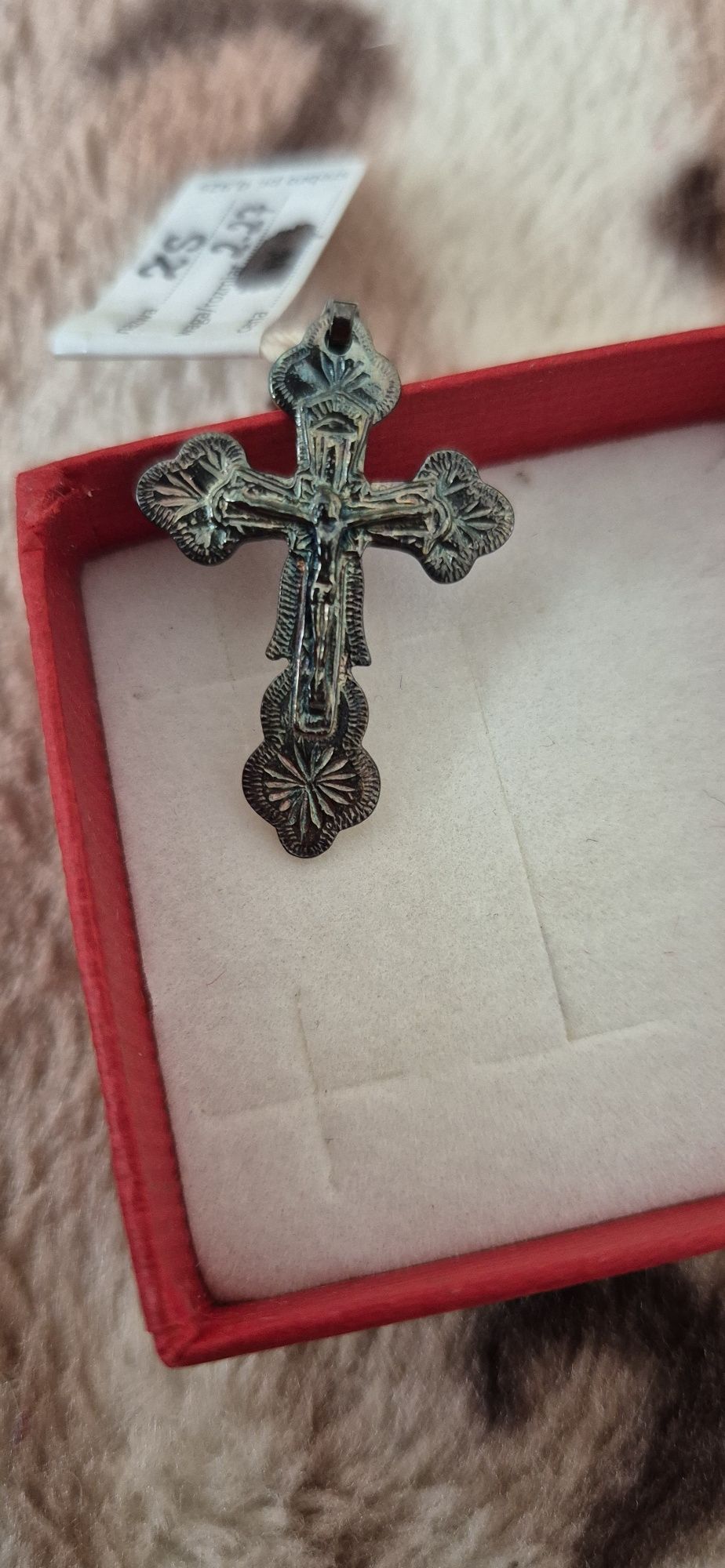 Srebrny krzyżyk 925 2,27 g vintage T18
