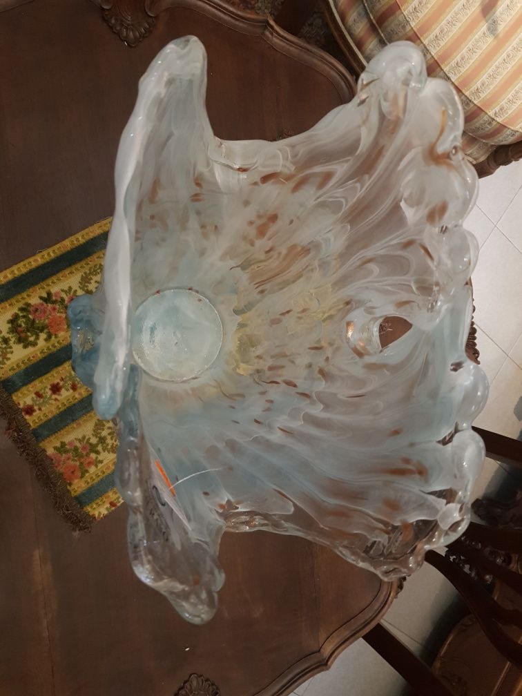 Imponente jarra multicor de murano