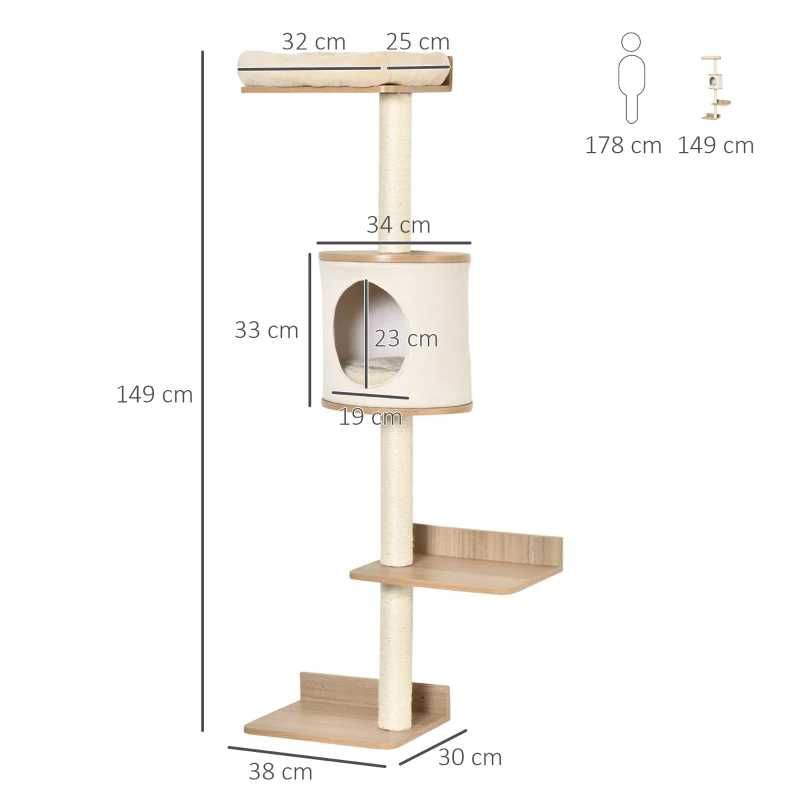 [NOVO] Árvore de gatos para parede