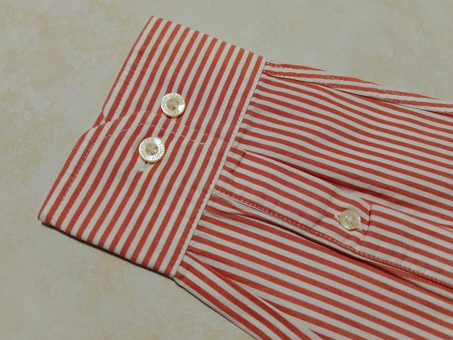 TOMMY HILFIGER USA - NOWA! z LOGO Koszula Męska rozmiar L