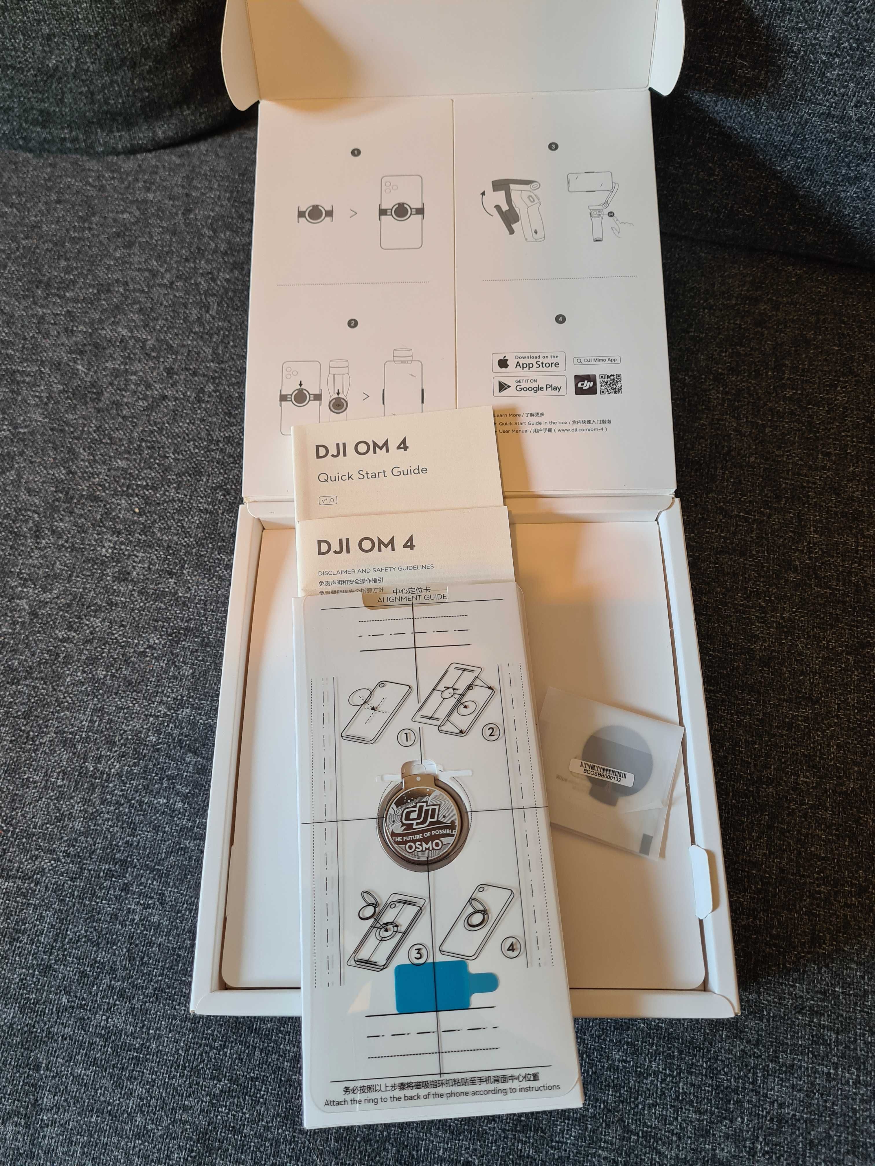 DJI OM 4 Gimbal Smartphone Stabilizer Like New