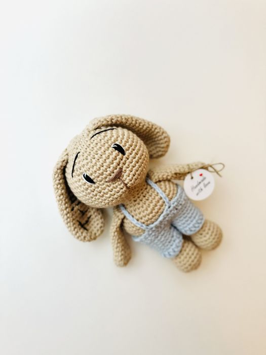 Misiek zrobiony na szydełku