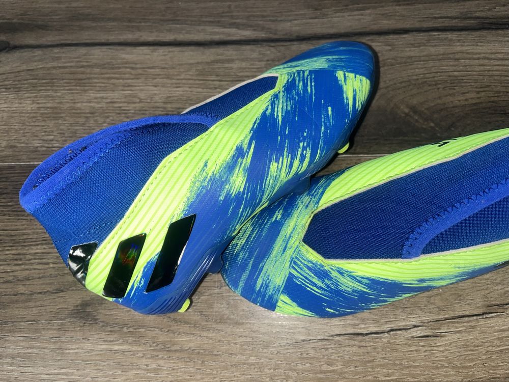 Korki ze skarpetą Adidas Nemesis r.29 wkł. 17,5cm neon