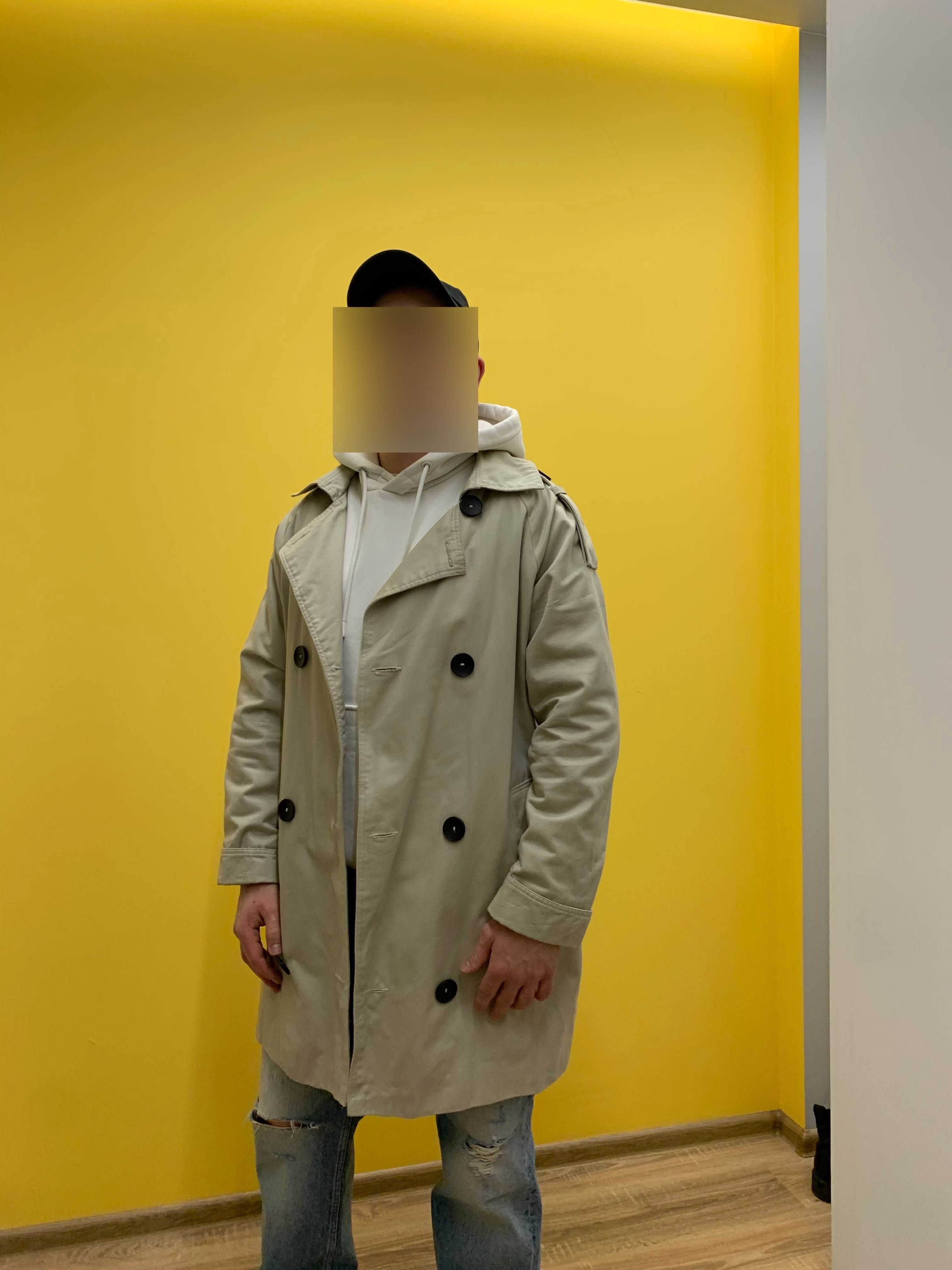 Тренч (Плащ) Бежевий Чоловічий
