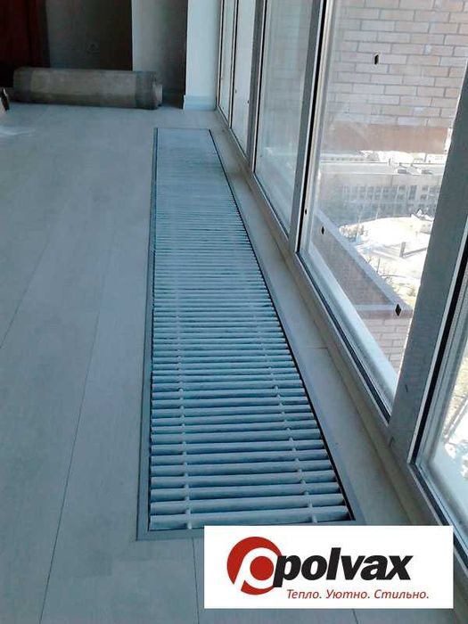 Конвектор внутрішньопідлоговий (радіатор) решітка в подарунок