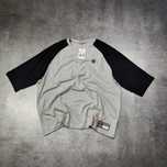 MĘSKA Koszulka Rękaw 3/4 Grubsza NIKE Nike Baseball Haft Logo Bawełna