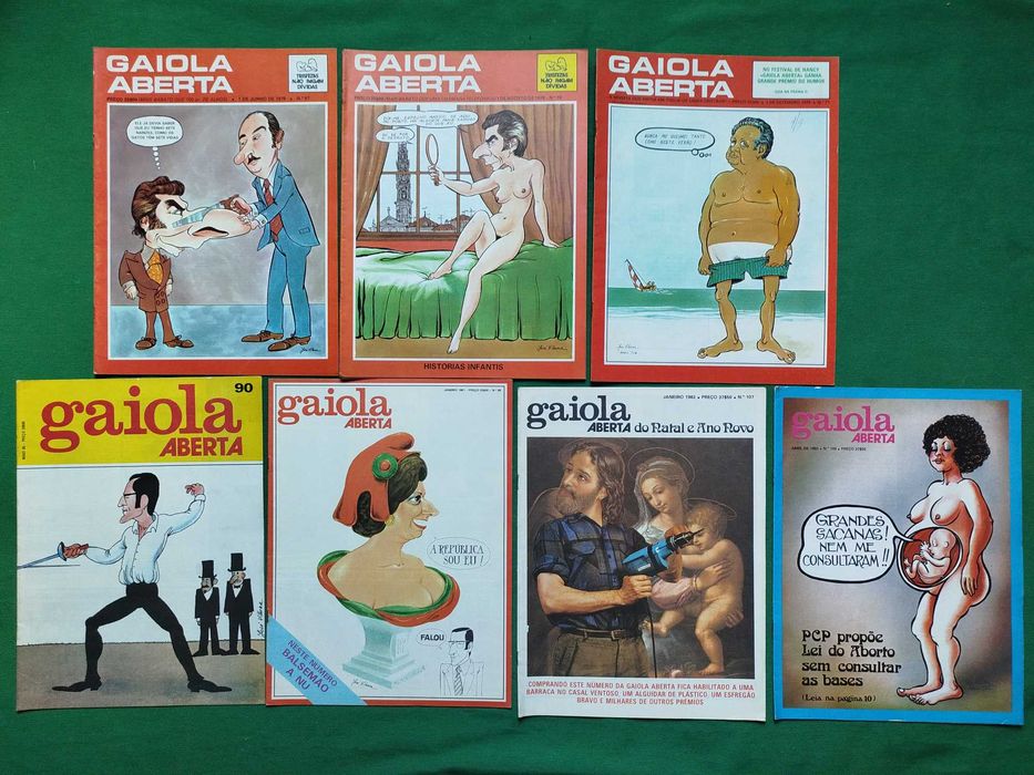 Revistas GAIOLA ABERTA de José Vilhena