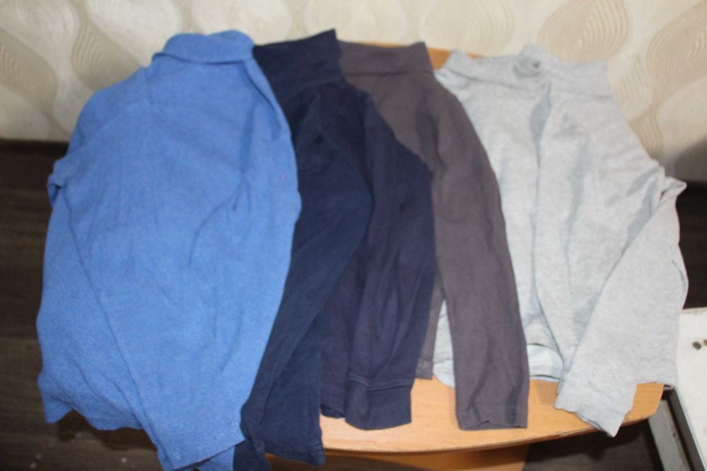 Гольфики-водолазки pазные 7-9 лет