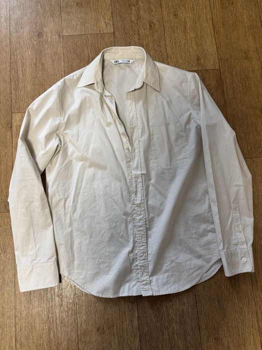 Сорочка zara поплінова