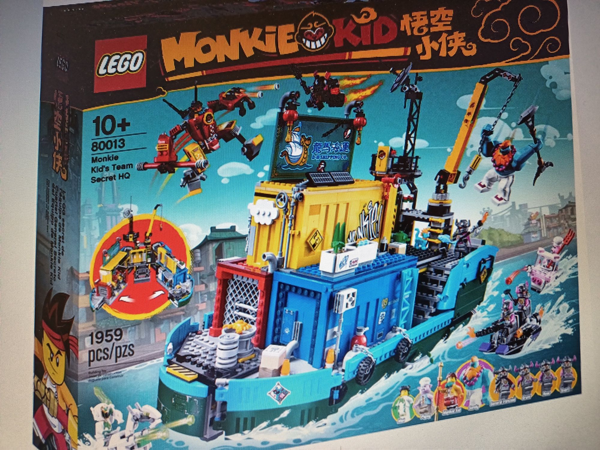 LEGO 80013 Tajne dowództwo ekipy Monkie Kida.