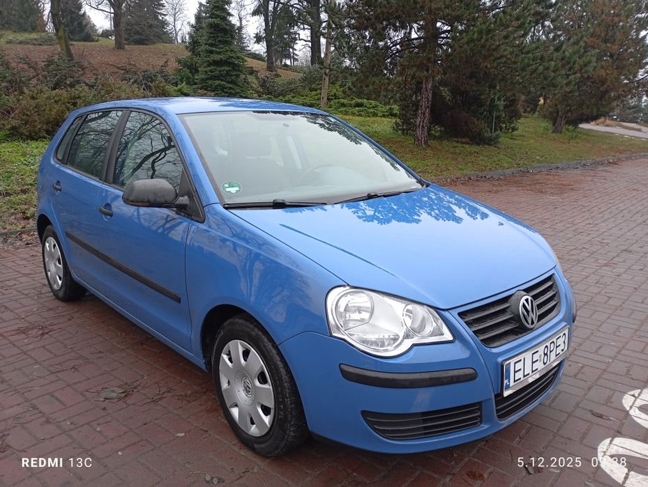 Volkswagen Polo 1.4 MPI 2007r Klimatyzacja, 1-własciciel 5-drzwiowy