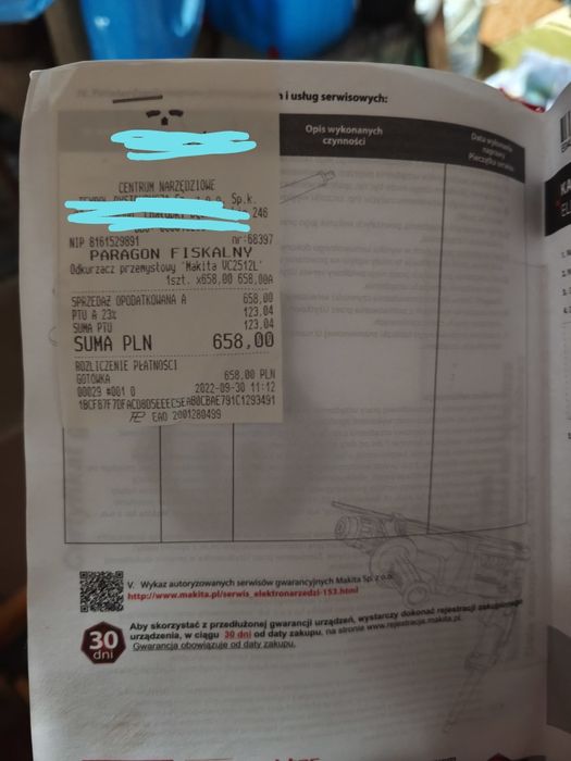 Odkurzacz przemysłowy Makita VC2512L