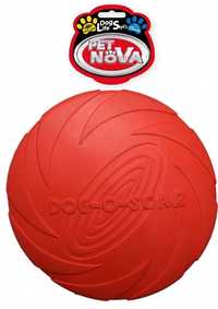 Frisbee, Dysk gumowy , 22 cm czerwony