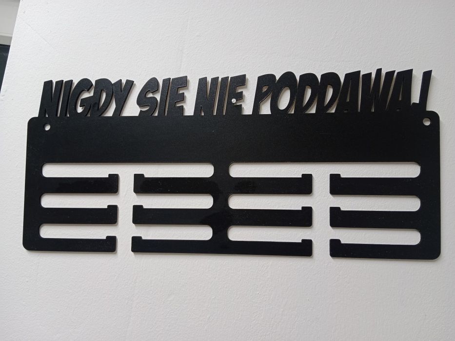 Wieszak na medale 48/50 cm  3 kolory Piłka Nożna unihokej