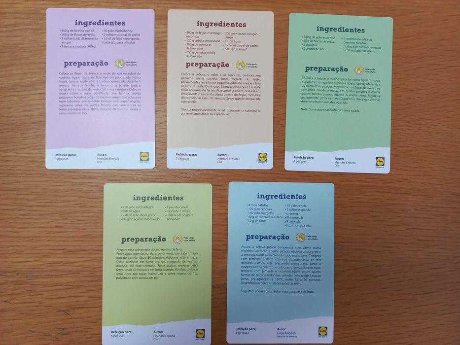 Lote Cartas Super Chefs - Gang dos Frescos