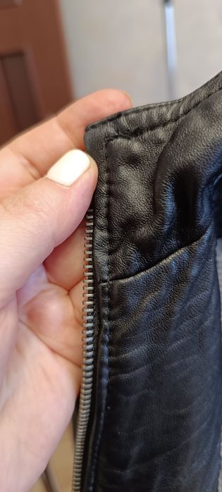 Кожанная косуха на девочку