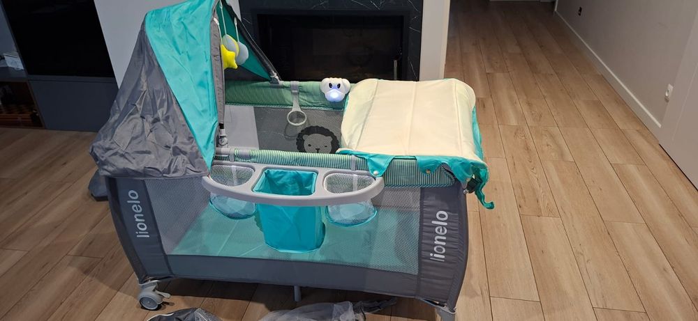 Lionelo Sven Plus łóżeczko turystyczne /krzesełko ANTILOP IKEA