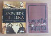 Spowiedź Hitlera + Biografia Fihrera - zestaw 2 książek