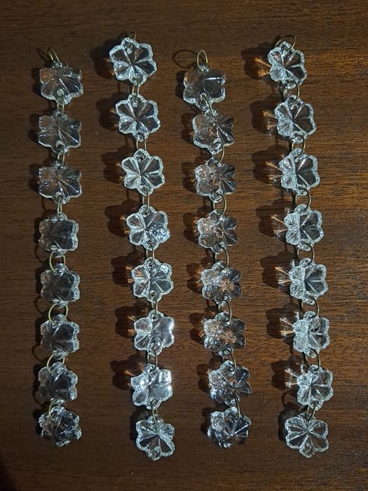 Хрустальная чехословацкая люстра 1989 года, 1 лампа